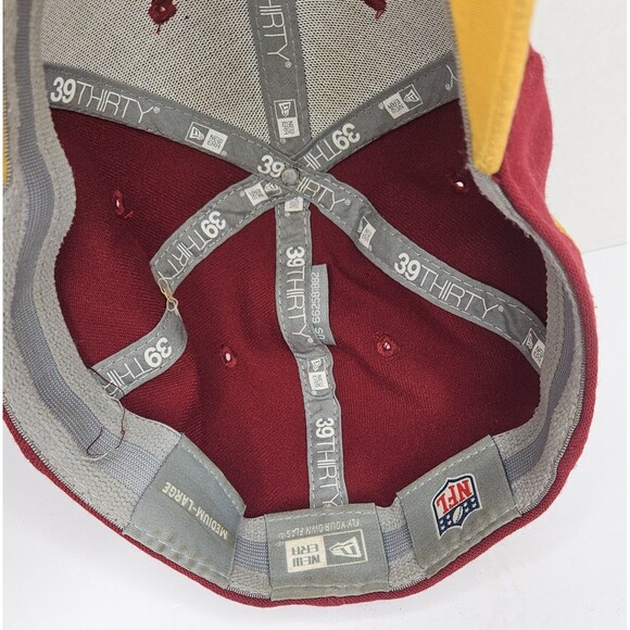 Washington Redskins (Commanders) Game Worn New Era 39 Thirty Fitted Hat Cap Read - Picture 8 of 9